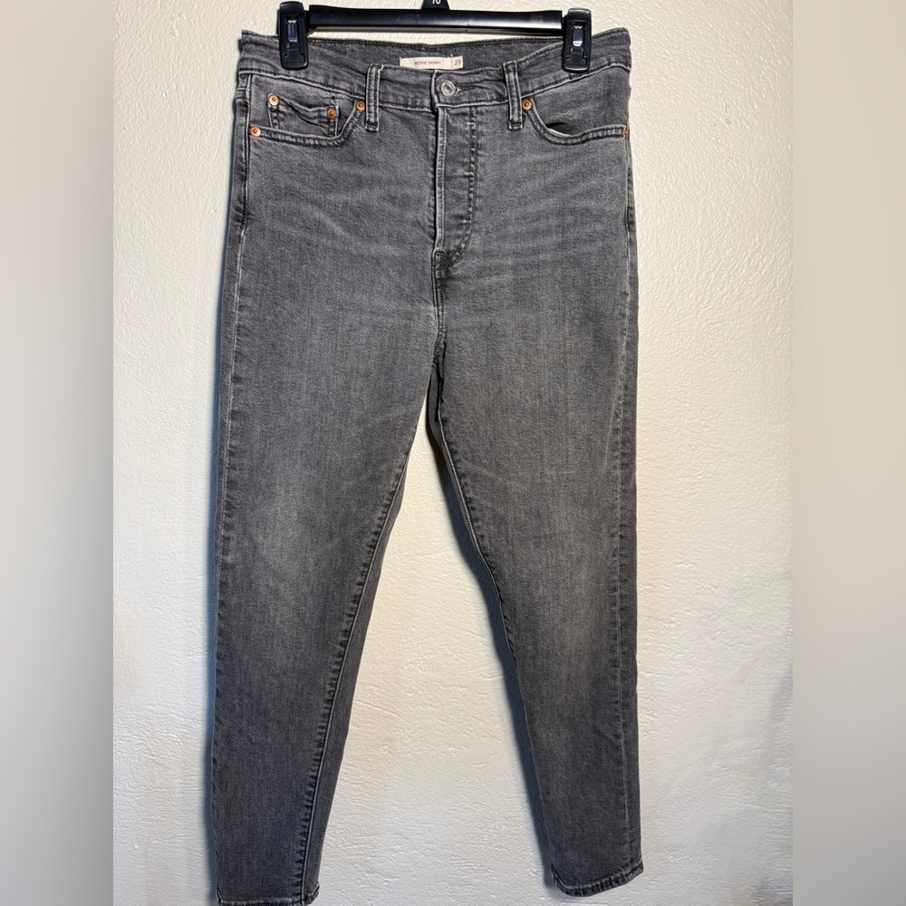 Levi’s Wedgie Skinny Jeans | High Rise Gray Denim | Size 29